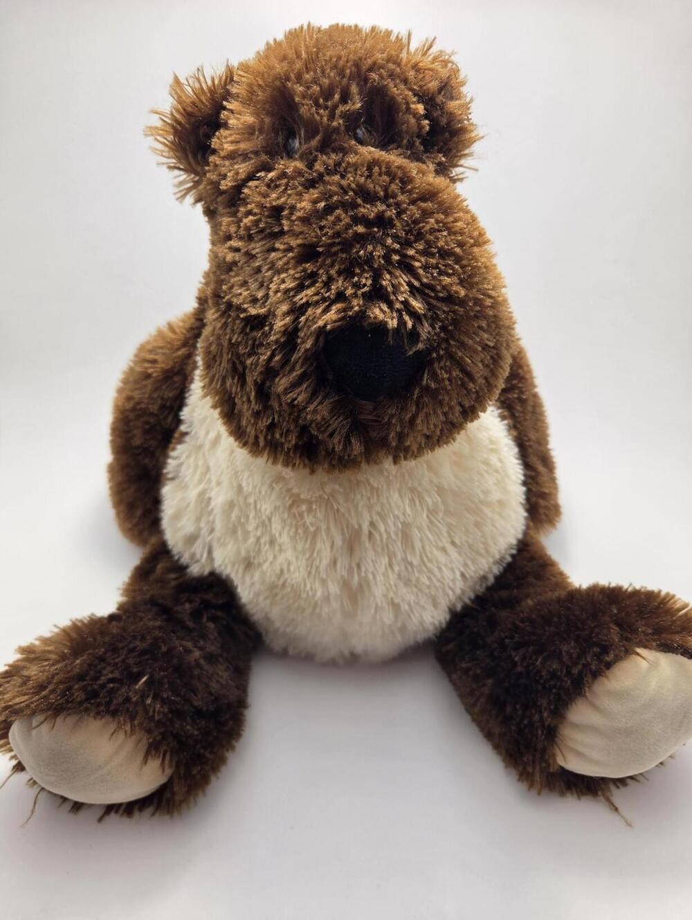 Gund Big Bellee Brown Teddy Bear! Vintage Collectible Bear Plush (13 inch)